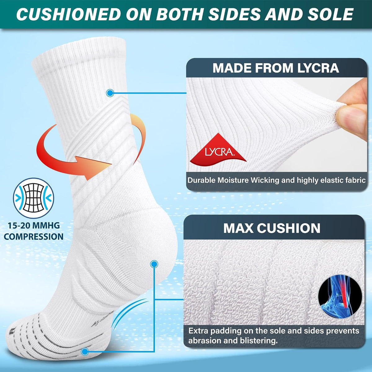 Hylaea Crew Socks