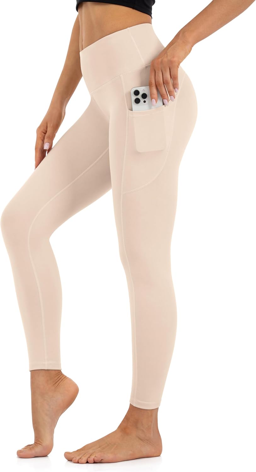 Uowou High-Waisted Leggings with Inner Pocket