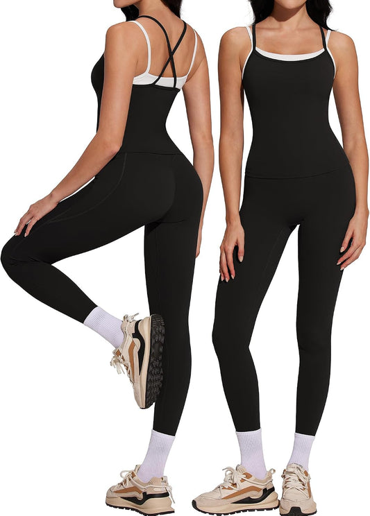SUUKSESS Workout Top and Leggings
