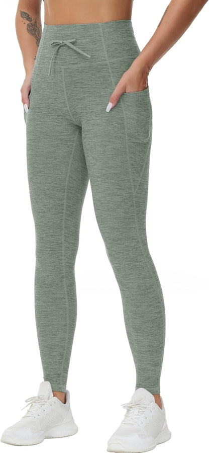 THE GYM PEOPLE Drawstring Workout Leggings