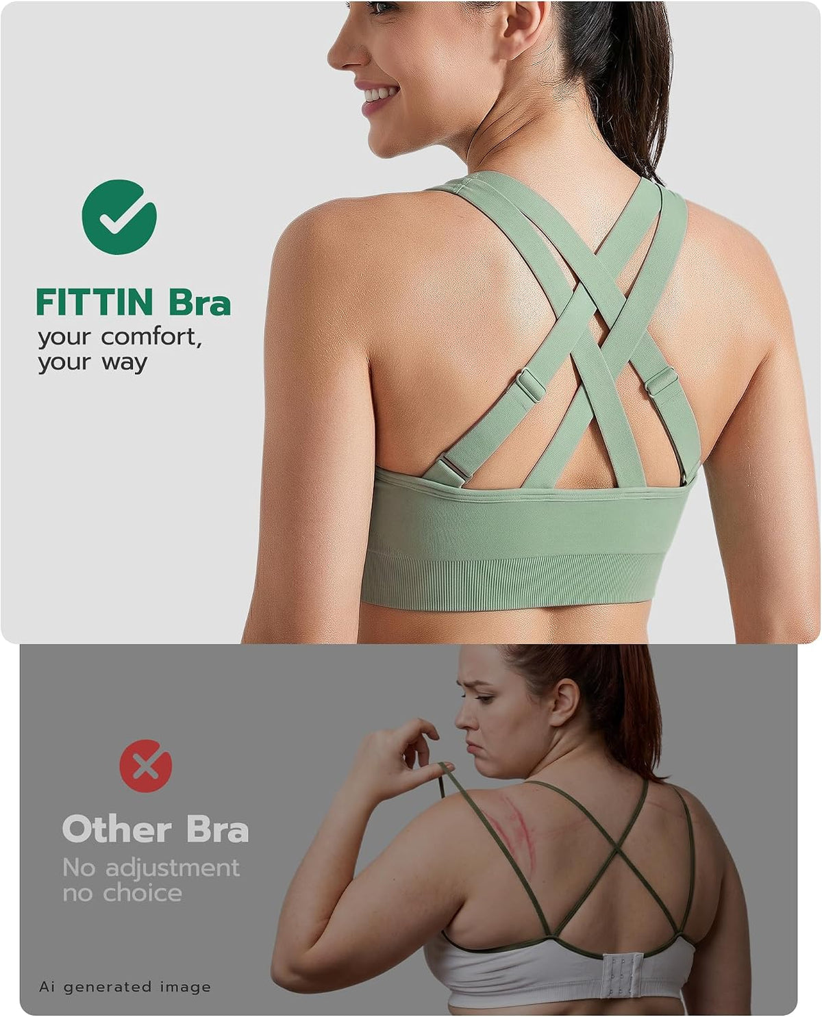 FITTIN Adjustable Sports Bra