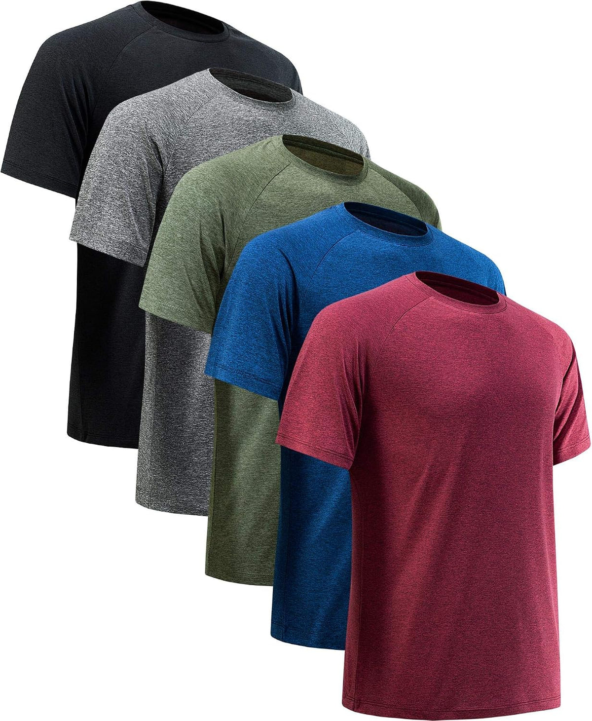 MCPORO Quick Dry Workout T-Shirts