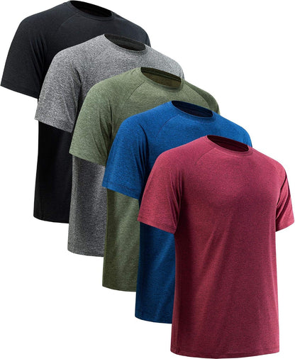 MCPORO Quick Dry Workout T-Shirts